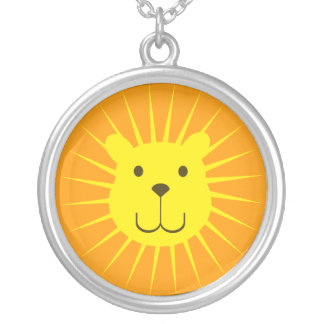 Kawaii Sweet Lion Sterling Silver Necklace