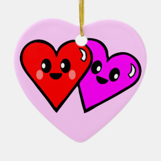 Kawaii Sweet Love Hearts Ornament