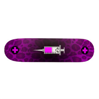 KAWAII SYRINGE MEDICAL CROSS PINK LEOPARD DECK