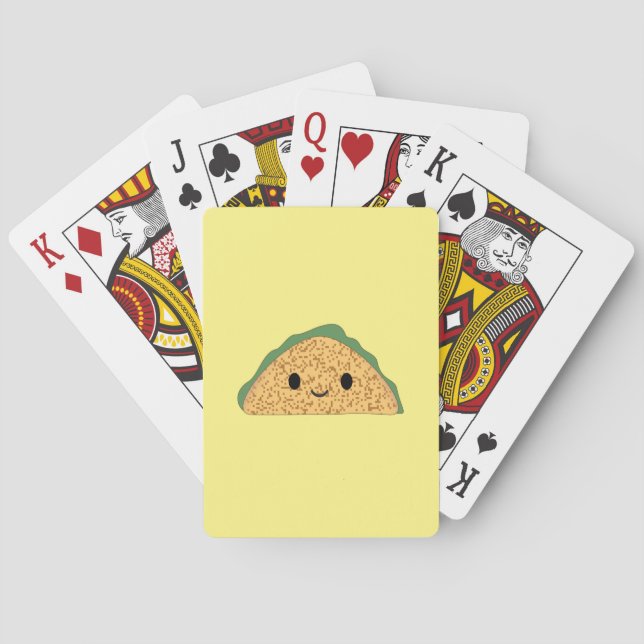 Kawaii Taco Poker Cards (Back)