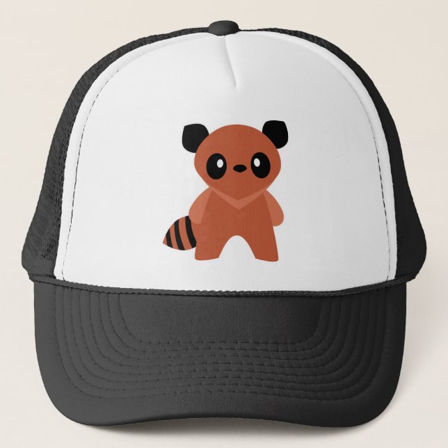 Kawaii Tanuki Trucker Hat (Front)