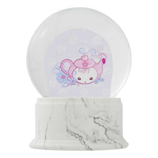 Kawaii Teapot Snow Globe