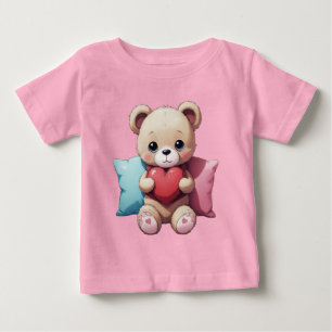 Kawaii Teddy Bear Baby T-Shirt