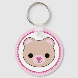 Kawaii Teddy Bear Keychain