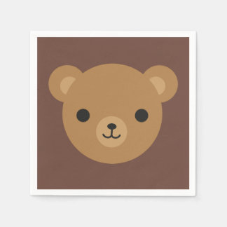 Kawaii Teddy Bear Napkins