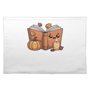 kawaii thanksgiving book Classic T-Shirt Cloth Placemat