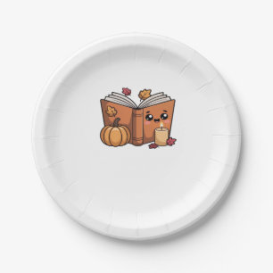 kawaii thanksgiving book Oversized T-Shirt Paper Plates