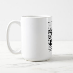 Kawaii Tiger Buda Castle Budapest Coffee Mug