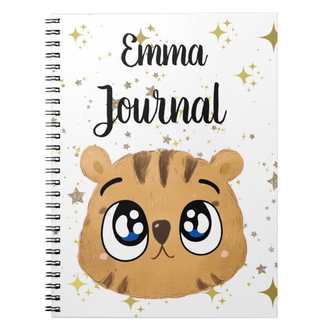 kawaii tigre notebook (Front)