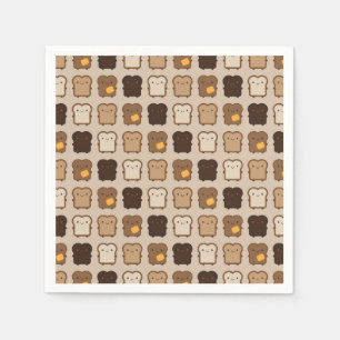 Kawaii Toast Napkins