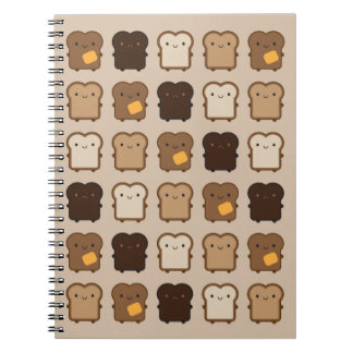 Kawaii Toast Notebook