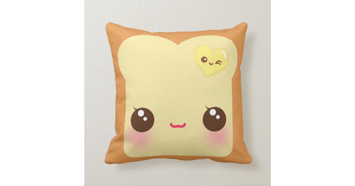 butter toast pillow