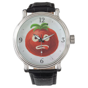 Kawaii Tomato Cute Funny Cartoon Vegetable Watch