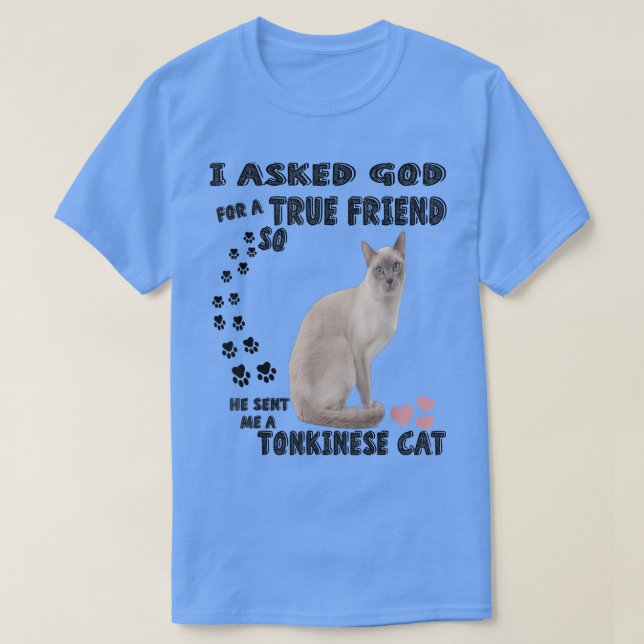 Kawaii Tonk Kitten Quote Mom Dad Print, Cute Tonki T-Shirt (Design Front)