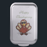 Kawaii Turkey Thanksgiving PERSONALIZED Cake Pan<br><div class="desc">Also try our other non personalized cake pan,  2 aprons and cutting boards for the kitchen! Also available in candy containers,  cheese boards,  custom personalized mugs,  paper napkins,  paper plates,  wine bags,  2 glass coasters,  tote bags and T-Shirts!</div>