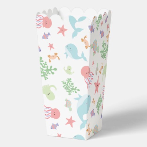 Kawaii Under the Sea Baby Shower Neutral Pastel  Favor Boxes