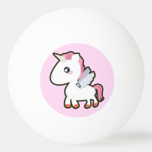 Kawaii Unicorn Ping Pong Ball
