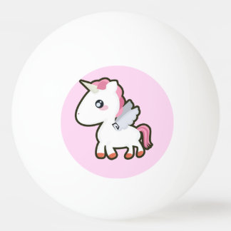 Kawaii Unicorn Ping Pong Ball