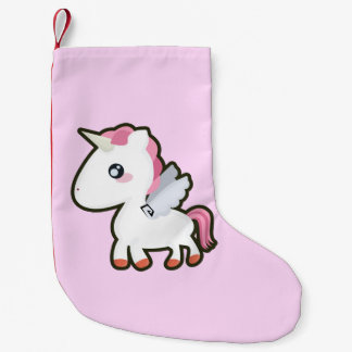 Kawaii Unicorn Small Christmas Stocking