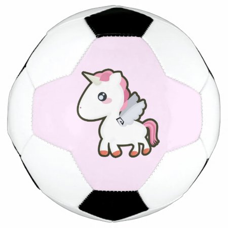 Kawaii Unicorn Soccer Ball