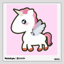 Kawaii Unicorn Wall Decal