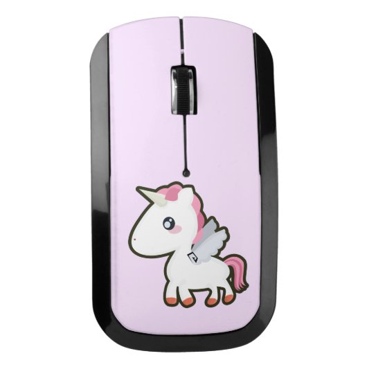 Kawaii Unicorn Wireless Mouse (Front)