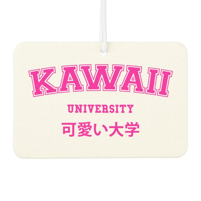 KAWAII UNIVERSITY AIR FRESHENER (Front)