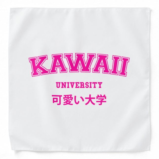 KAWAII UNIVERSITY BANDANA (Front)