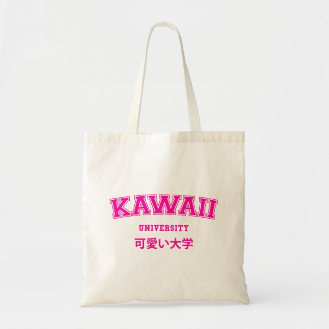 KAWAII UNIVERSITY TOTE BAG (Front)