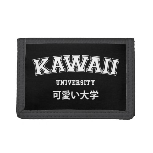 KAWAII UNIVERSITY TRIFOLD WALLET