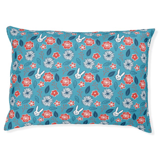 Kawaii Usagi Floral Pattern