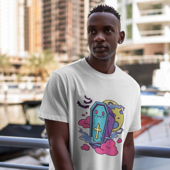 Kawaii Vampire Coffin  T-Shirt (Creator Uploaded)