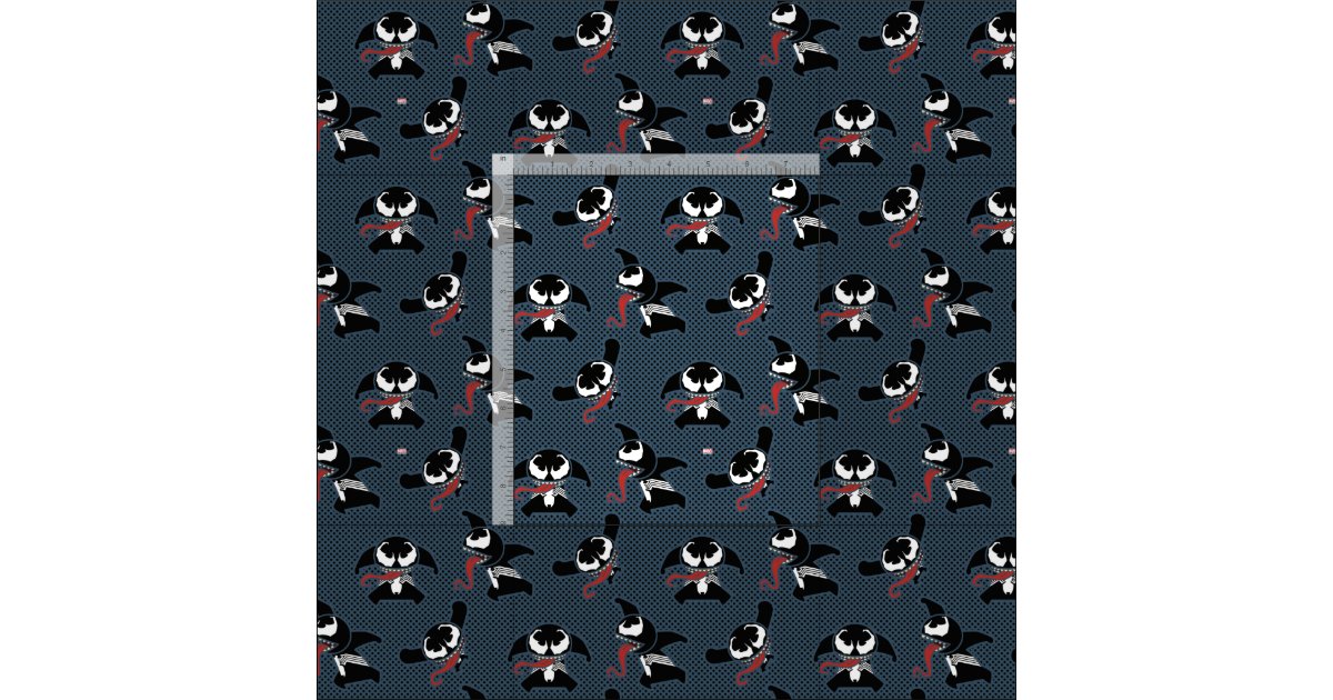 Kawaii Venom Tongue Lash Fabric Zazzle