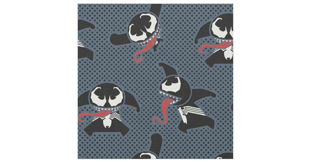 Kawaii Venom Tongue Lash Fabric Zazzle