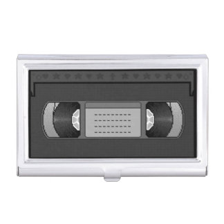 Kawaii VHS pixel art Business Card Case