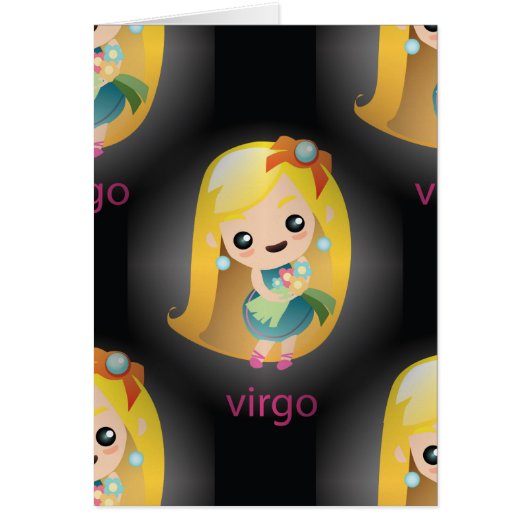 kawaii virgo cards (Front)