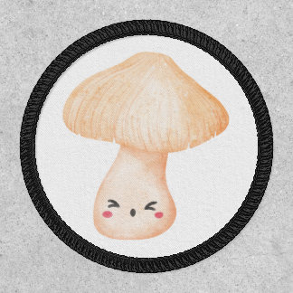 Kawaii Watercolor Mushroom Patch