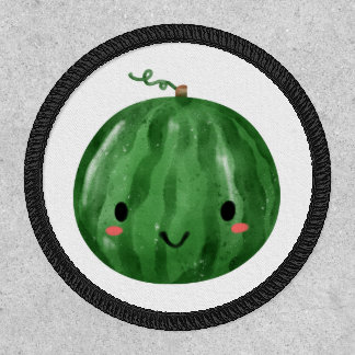 Kawaii Watercolor Watermelon Patch