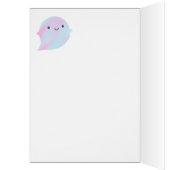 Kawaii Watercolour Ghost (Unicorn) Cards (Inside (Left))