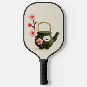 Kawaii Watering Can Sakura Blossoms Carbon Fiber Pickleball Paddle