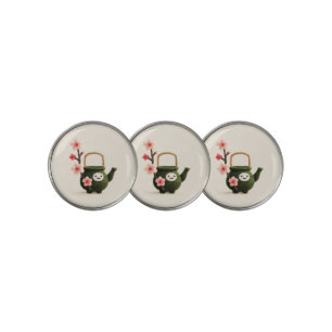 Kawaii Watering Can Sakura Blossoms Golf Ball Marker