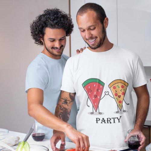 Kawaii Watermelon Pizza Party Food Lover Unisex T_Shirt