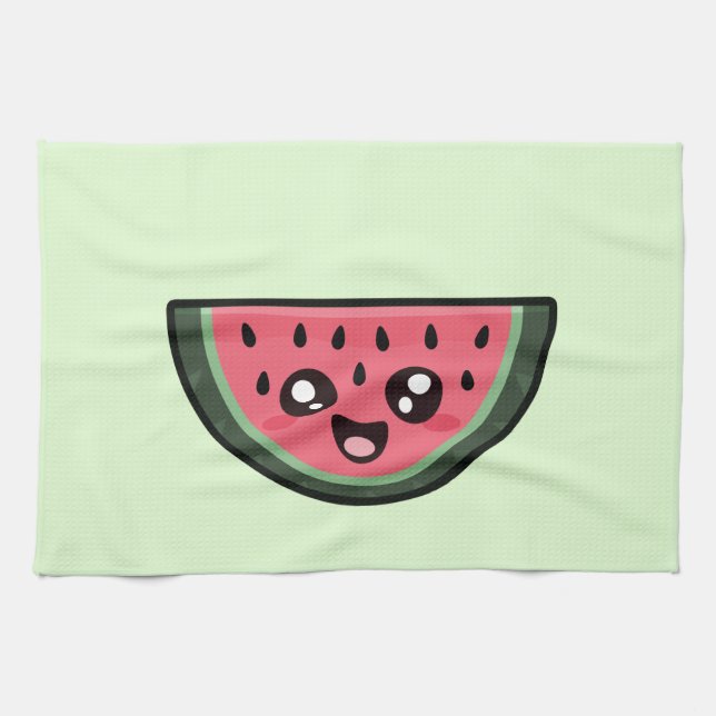 Kawaii Watermelon Towel (Horizontal)