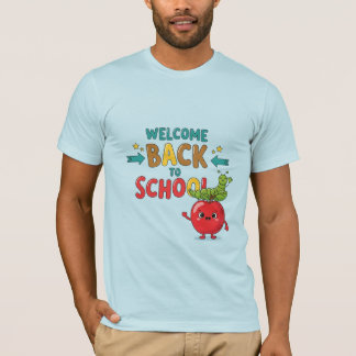 Kawaii Welcome Back To School Apple T-Shirt