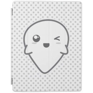Kawaii Winking Ghost iPad Case