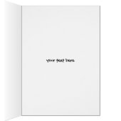 Kawaii Winking Ghost Note Card (Inside (Right))