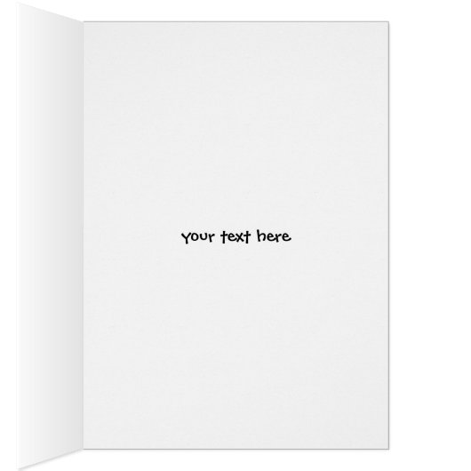 Kawaii Winking Ghost Note Card (Inside (Right))