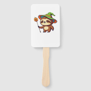 kawaii witch sloth Classic T-Shirt Hand Fan