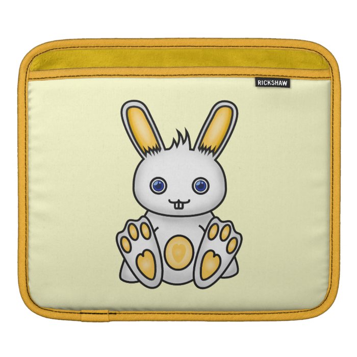 Kawaii Yellow Bunny iPad Sleeve