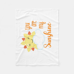Kawaii You are my Sunshine Baby Fleece Blanket